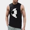 High neck slash armhole vest Thumbnail