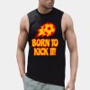 High neck slash armhole vest Thumbnail