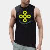 High neck slash armhole vest Thumbnail